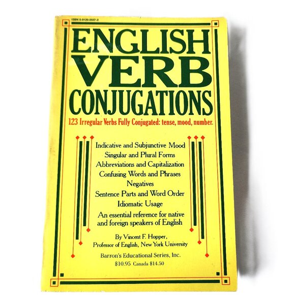 English verb conjugation book - Picture 1 of 8